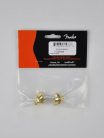 0022043049 Fender Genuine Replacement Part strap buttons, Schaller, 2 pieces, gold