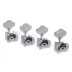   0036400049 Fender Genuine Replacement Part bass machine heads, Standard Series, chrome, set of 4