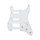 0050671049 Fender Genuine Replacement Part pickguard Standard Strat, HSS, 11 screw holes, 3-ply, white