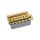 0053275000 Fender Genuine Replacement Part tremolo assembly Mexico Vintage/Deluxe Player Strat, gold