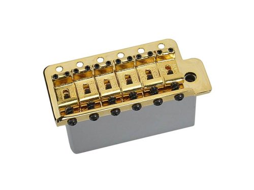 0053275000 Fender Genuine Replacement Part tremolo assembly Mexico Vintage/Deluxe Player Strat, gold