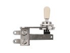 0053694049 Fender Genuine Replacement Part 3-way toggle switch, Jazzmaster/'72 Tele, chrome with parchment tip