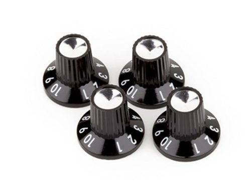 0054419049 Fender Genuine Replacement Part amplifier knobs, push-on, black, set of 4