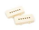 0054442049 Fender Genuine Replacement Part pickup covers Jazzmaster, parchment, plastic, set of 2