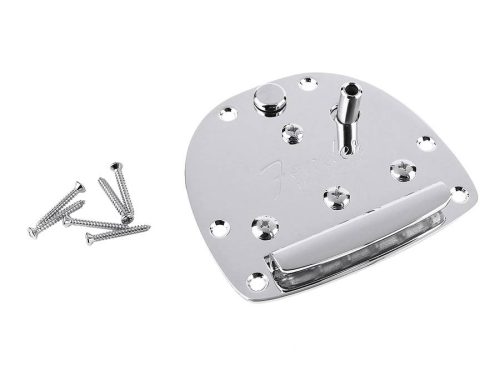 0054466049 Fender Genuine Replacement Part tremolo assembly tremolo section Jaguar/Jazzmaster USA, chrome