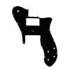 0054523049 Fender Genuine Replacement Part pickguard 72 Tele Custom, 16 screw holes, 3-ply, black