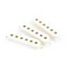 0056251049 Fender Genuine Replacement Part pickup cover Stratocaster, parchment, plastic, 3 pcs