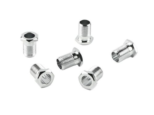 0058820049 Fender Genuine Replacement Part machine head bushings for American and locking machine heads, set of 6, chrome