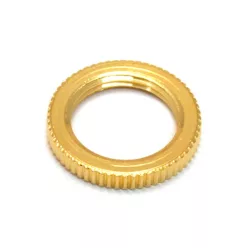   0060936000 Gretsch Genuine Replacement Part toggle switch nut, gold