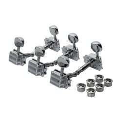   0062706000 Gretsch Genuine Replacement Part tuners, Electromatic Series vintage, 6 pieces, chrome