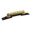 0062845000 Gretsch Genuine Replacement Part bridge assembly, Rocking Bar, gold w/ ebony base