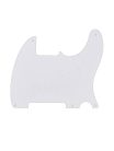 0068214049 Fender Genuine Replacement Part pickguard 50s Esquire, 5 screw holes, 1-ply, white