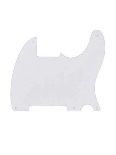 0068214049 Fender Genuine Replacement Part pickguard 50s Esquire, 5 screw holes, 1-ply, white