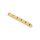 0073916049 Fender Genuine Replacement Part fingerboard nut, Malmsteen Strat, brass