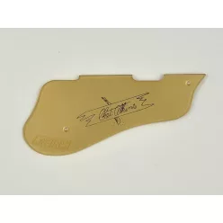   0075790000 Gretsch Genuine Replacement Part pickguard, G6120 Chet Atkins hollow body, cut for Filter'Tron pickups, gold