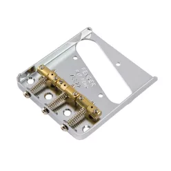   0091114049 Fender Genuine Replacement Part bridge assembly for American Vintage "Hot Rod" Telecaster, nickel