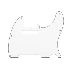   0094218049 Fender Genuine Replacement Part pickguard Pure Vintage '64 Telecaster 3-ply eggshell 8-hole
