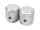 0095799049 Fender Genuine Replacement Part 60's Telecaster knurled knobs, 2pcs, chrome