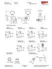 0202200150 Schaller M6 135° machine heads 6L with small metal pegs, staggered locking shaft, chrome