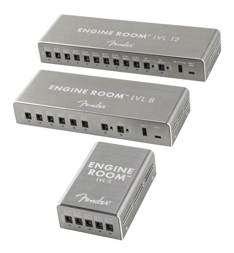 0230106012 Fender  Engine Room LVL12, effects pedal power supply , 10x 9V + 2x 9/12/18V isolated outputs, 230V EUR