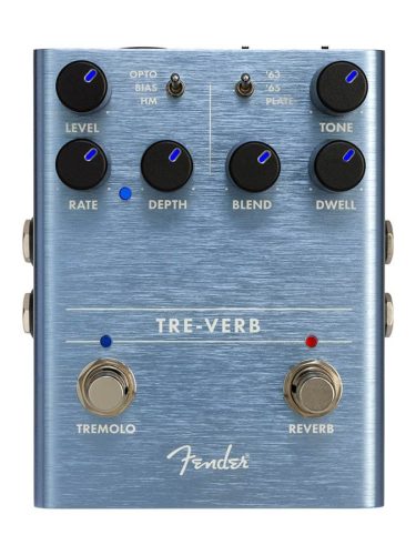 0234541000 Fender  Tre-Verb Digital Reverb/Tremolo, effects pedal for guitar or bass