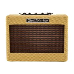   0234811000 Fender  battery amp 'Mini 57 Twin-Amp', wooden housing, 1W, 2x3" speakers