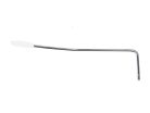 0264261000 Fender Genuine Replacement Part tremolo arm for Import Jaguar/Jazzmaster, chrome with white tip