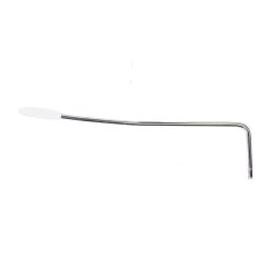   0264261000 Fender Genuine Replacement Part tremolo arm for Import Jaguar/Jazzmaster, chrome with white tip