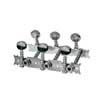 028-2M Boston  machine heads for classic guitar, double drilled metal shaft, 3x left+3x right, 70mm, metal buttons