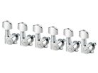 0402200136 Schaller M6 Mini machine heads 6L with small metal pegs, solid shaft, chrome