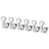 0402200136 Schaller M6 Mini machine heads 6L with small metal pegs, solid shaft, chrome