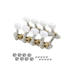   043-2 Boston  machine heads for mandolin, metal shaft, 2 holes, 70mm, plastic buttons