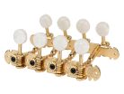 044-G Boston  machine heads for mandolin, metal shaft, 69mm, plastic buttons, gold