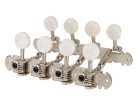 044-N Boston  machine heads for mandolin, metal shaft, 69mm, plastic buttons, nickel