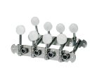 045-N Boston  machine heads for F-style mandolin, metal shaft, 69mm, plastic buttons, nickel