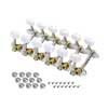 047-125 Boston  machine heads for 12-string guitar, double drilled metal shaft, 125,0mm, plastic buttons