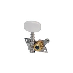   055-LR Boston  machine heads for guitar, 3x left+3x right, plastic buttons, metal shaft