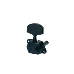   058-BLR Boston  machine heads for guitar, metal shaft, 3x left+3x right, metal buttons, with cover, black