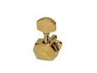 059-GR Boston  machine heads for guitar, metal shaft, 6x right, metal buttons, with cover, gold