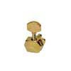 059-GR Boston  machine heads for guitar, metal shaft, 6x right, metal buttons, with cover, gold