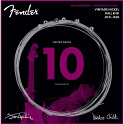   0730150609 Fender Jimi Hendrix Voodoo Child string set electric, vintage nickel, 010-013-015-026-032-038, ball end