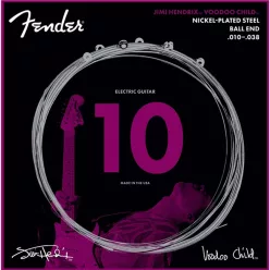   0730250609 Fender Jimi Hendrix Voodoo Child string set electric, nickel plated steel, 010-013-015-026-032-038, ball end