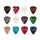 0980300300 Fender Celluloid Medley Picks 12 pieces, 351 shape, medium