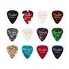 0980300300 Fender Celluloid Medley Picks 12 pieces, 351 shape, medium