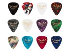 0980300500 Fender Celluloid Medley Picks 12 pieces, 351 shape, heavy