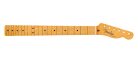 0990216921 Fender Genuine Replacement Part 50's Esquire neck, 21 narrow tall frets, 7.25" maple fingerboard, U-shape