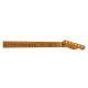 0990217920 Fender Genuine Replacement Part 50's Modified roasted maple Esquire neck, 22 narrow tall frets, 9.5" maple fingerboard, U-shape,
