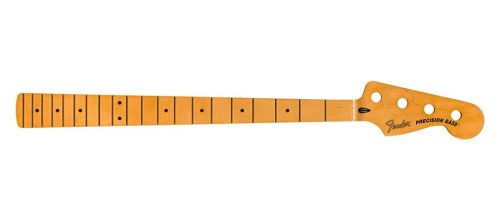 0990302921 Fender Genuine Replacement Part Precision to Jazz Bass conversion neck, 20 medium jumbo frets, 12" maple fingerboard, MIM