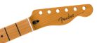 0990392920 Fender Genuine Replacement Part satin roasted maple Telecaster neck, 22 jumbo frets, 12" radius, maple, flat oval shape