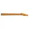 0990392920 Fender Genuine Replacement Part satin roasted maple Telecaster neck, 22 jumbo frets, 12" radius, maple, flat oval shape